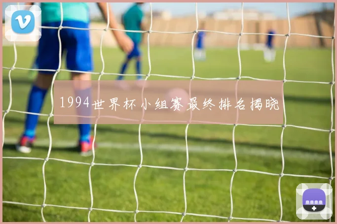 1994世界杯小组赛最终排名揭晓