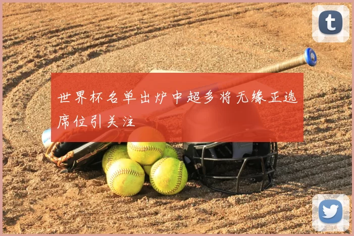 世界杯名单出炉中超多将无缘正选席位引关注